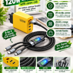 ⚡ 120W Fast Charging 3-in-1 Charging Cable